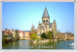 Metz - France - Jumbo Fridge Magnet Souvenir Gift Present