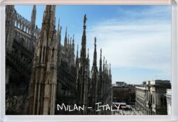 Milan - Italy - Jumbo Fridge Magnet Souvenir Gift Present (b)
