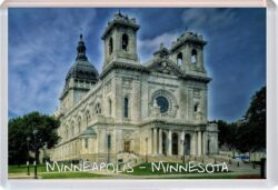 Minneapolis - Minnesota - USA - Jumbo Fridge Magnet Souvenir Gift Present