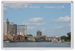 Mississippi River - Minnesota - USA - Jumbo Fridge Magnet Souvenir Gift Present