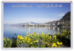 Montreux - Switzerland - Jumbo Fridge Magnet Souvenir Gift