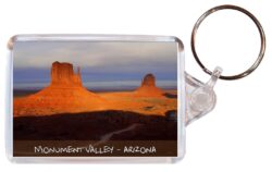 Monument Valley - Arizona - USA - Double Sided Large Keyring Key Fob Chain Ring Gift Present Souvenir