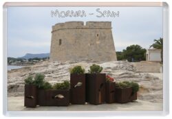 Moraira - Costa Blanca - Spain - Jumbo Fridge Magnet Souvenir Gift Present D2