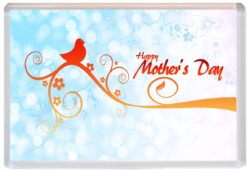 Happy Mother's Day - Jumbo Fridge Magnet Souvenir Gift Mothers Day Present Birdie