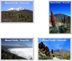 Mount Tiede - Tenerife - Canary Islands - Spain - 4 PACK - Jumbo Fridge Magnet Souvenir Gift Present