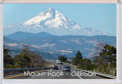 Mount Hood - Oregon - USA - Jumbo Fridge Magnet Souvenir Gift Present