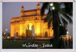 Mumbai -  India - Jumbo Fridge Magnet Souvenir Gift Present Night