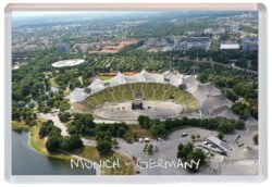 Munich - Germany - Jumbo Fridge Magnet Souvenir Gift Present (a)