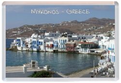 Mykonos - Greece - Jumbo Fridge Magnet Souvenir Gift Present Habrour