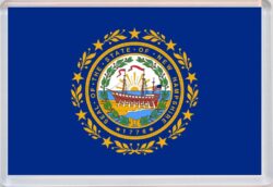 New Hampshire - USA State Flag - Jumbo Fridge Magnet Souvenir Gift Present
