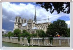 Notre Dame - France - Jumbo Fridge Magnet Souvenir Gift Present