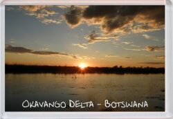 Okavango Delta - Botswana - Jumbo Fridge Magnet Souvenir Gift