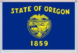 Oregon - USA State Flag - Jumbo Fridge Magnet Souvenir Gift Present