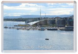 Oslo - Norway - Jumbo Fridge Magnet Souvenir Gift Present (b)