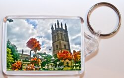 Oxford - Oxfordshire - Double Sided Large Keyring Key Fob Chain Ring Gift Present Souvenir