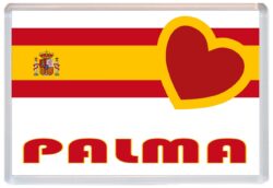Palma - Love Spain/Spanish Towns & Cities Flag - Jumbo Fridge Magnet Souvenir Gift Present