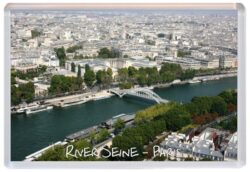 River Seine - Paris - France - Jumbo Fridge Magnet Souvenir Gift Present