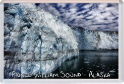 Prince William Sound - Alaska - USA - Jumbo Fridge Magnet Souvenir Gift Present
