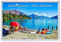 Queenstown - New Zealand - Jumbo Fridge Magnet Souvenir Gift Present