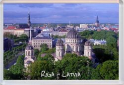 Riga - Latvia - Jumbo Fridge Magnet Souvenir Gift Present