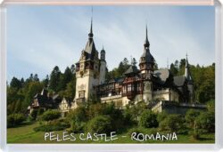 Peles Castle - Romania - Jumbo Fridge Magnet Souvenir Gift Present