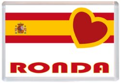 Ronda - Love Spain/Spanish Towns & Cities Flag - Jumbo Fridge Magnet Souvenir Gift Present