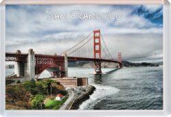 San Francisco - California - USA - Jumbo Fridge Magnet Souvenir Gift Present (c)