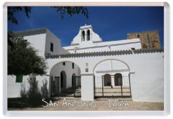 San Antonio - Ibiza - Spain - Jumbo Fridge Magnet Souvenir Gift Present D1
