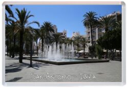 San Antonio - Ibiza - Spain - Jumbo Fridge Magnet Souvenir Gift Present D2