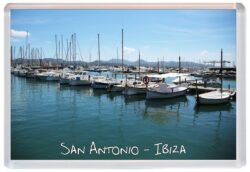 San Antonio - Ibiza - Spain - Jumbo Fridge Magnet Souvenir Gift Present D3