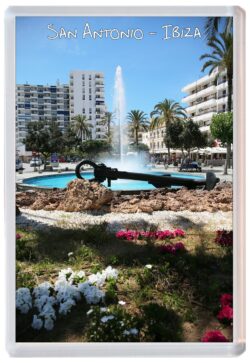 San Antonio - Ibiza - Spain - Jumbo Fridge Magnet Souvenir Gift Present D4