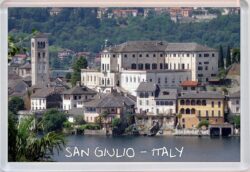 San Giulio - Italy - Jumbo Fridge Magnet Souvenir Gift Present