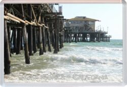 Santa Monica - California - USA - Jumbo Fridge Magnet Souvenir Gift Present