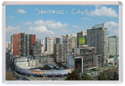 Santiago - Chile - Jumbo Fridge Magnet Souvenir Gift Present