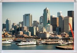 Seattle - Washington - USA - Jumbo Fridge Magnet Souvenir Gift Present