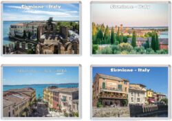 Sirmoine - Lake Garda - Italy - 4 PACK - Jumbo Fridge Magnet Souvenir Gift Present