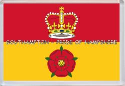 Southampton - Pride of Hampshire County Flag - Jumbo Fridge Magnet Souvenir Gift Present