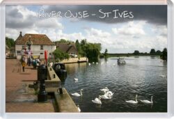 St Ives - River Ouse - Cambridgeshire - Jumbo Fridge Magnet Souvenir Gift Present