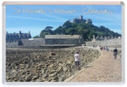 St Michael's Mount - Cornwall - Jumbo Fridge Magnet Souvenir Gift Present