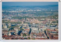 Stuttgart - Germany - Jumbo Fridge Magnet Souvenir Gift Present
