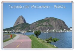 Sugarloaf Mountain - Brazil - Jumbo Fridge Magnet Souvenir Gift Present