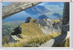 Switzerland - Mountains - Jumbo Fridge Magnet Souvenir Gift
