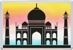 Taj Mahal - India - Jumbo Fridge Magnet Souvenir Gift Present Artistic