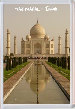 Taj Mahal - India - Jumbo Fridge Magnet Souvenir Gift Present (a)