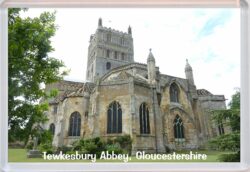Twekesbury Abbey - Gloucestershire - Jumbo Fridge Magnet Souvenir Gift Present