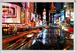 Times Square - New York - USA - Jumbo Fridge Magnet Souvenir Gift Present