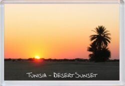 Tunisa - Desert Sunset - Jumbo Fridge Magnet Souvenir Gift Present