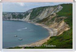 Worbarrow Bay - Tyneham - Dorset - Jumbo Fridge Magnet Souvenir Gift Present D1