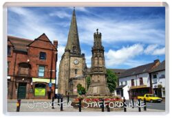 Uttoxter - Stafordshire - Jumbo Fridge Magnet Souvenir Gift Present