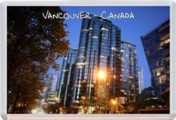 Vancouver - Canada - Jumbo Fridge Magnet Souvenir Gift Present (d)